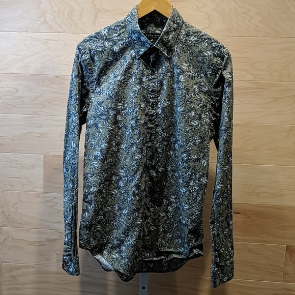 Zara Other - Zara Man foral print shirt Slim Fit Med